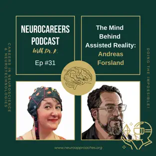 Neurocareers podcast cover featuring Ash Shew and Andreas Forsland