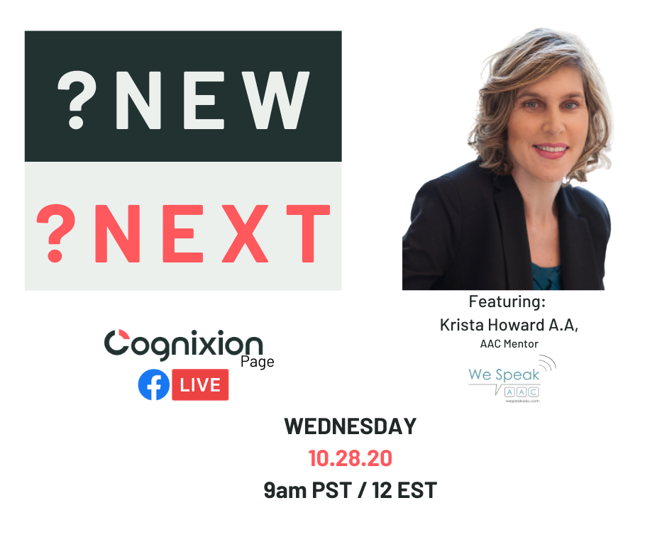 Artwork for What's NEW? What's NEXT? With Krista Howard A.A., AAC Mentor with We Speak AAC