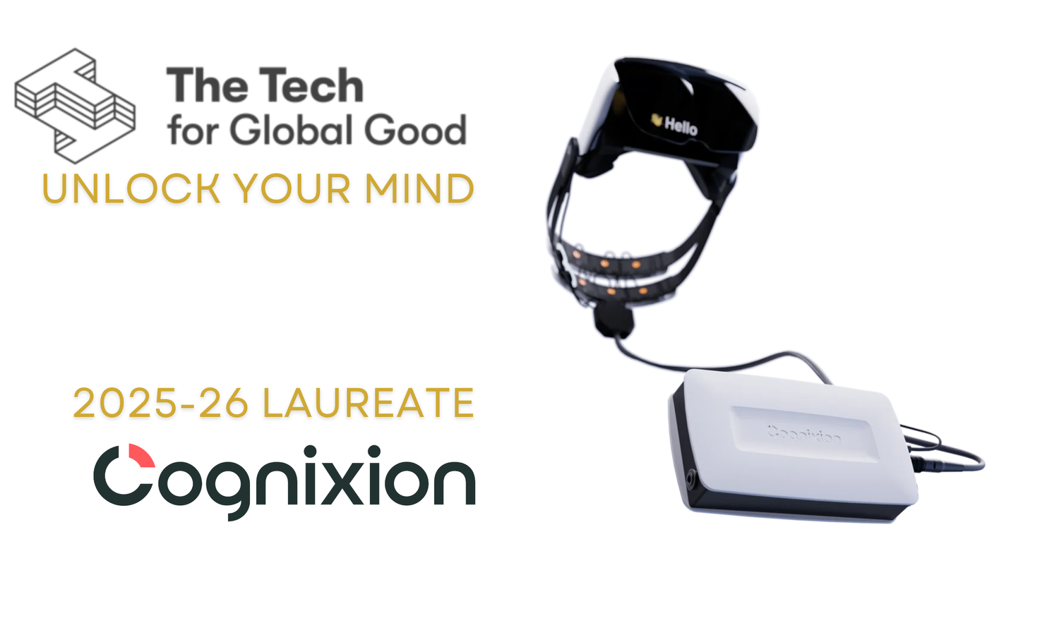 Artwork for Cognixion Named a 2025 Tech for Global Good Laureate at The Tech Interactive