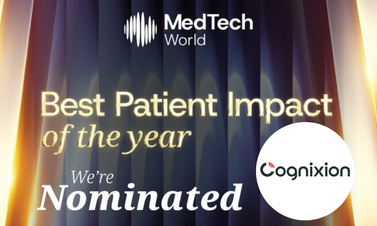 Artwork for MedTech World: Best Patient Impact of the Year Award